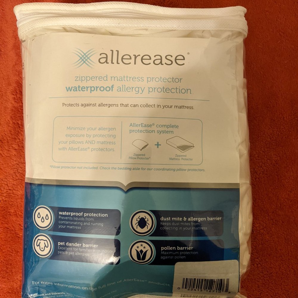 Allerease Mattress Protector - Twin - Picture 2 of 2